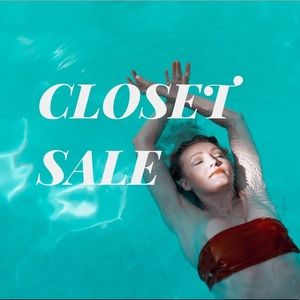New lower prices! Closet sale!